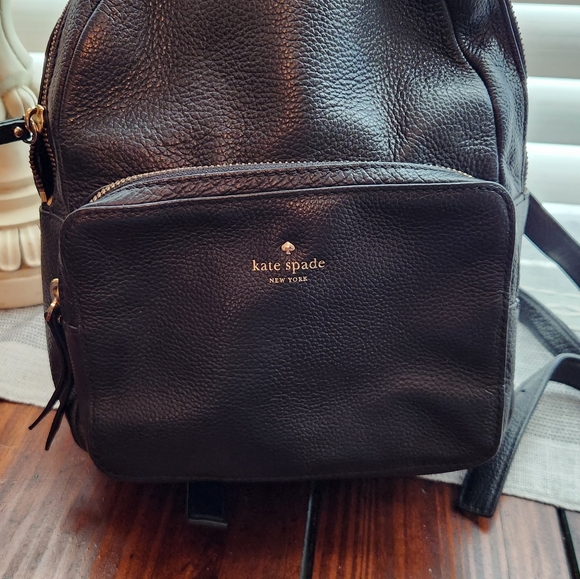 kate spade Handbags - Kate Spade Black Leather Mini Backpack